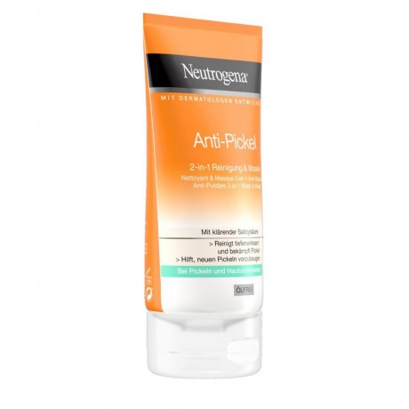 Neutrogena Reinigung & Maske quot;Anti-Pickel 2in1quot;  Очищение &quot;Против прыщей 2в1&quot;