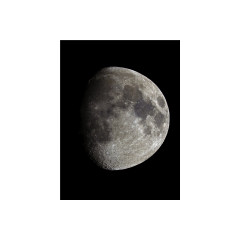 CALVENDO Puzzle CALVENDO Puzzle Erdmond bei ~77% Beleuchtung Пазл CALVENDO Puzzle Земля-луна при освещении ~77%