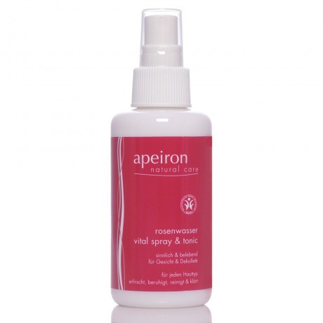 Apeiron Rosenwasser Vital Spray & Tonic  Оживляющий спрей и тоник с розовой водой