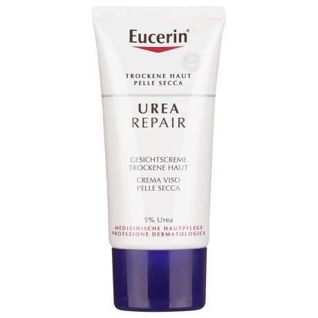 Eucerin (Эуцерин) UreaRepair Gesichtscreme 5% Gesichtscreme  Tagespflege Крем для лица восстанавливающий с мочевиной 5%, дневной уход 50мл