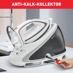 Tefal Tefal Dampfbugelstation Pro Express Ultimate Dampfbugelstation Bugelstation Dampfbugeleisen, 1,90 ml Wassertank, 1,9L Tank abnehmbar,Bugeleisen Dampf,Bugelstationen mit Dampfstation  Паровая гладильная станция Tefal Pro Express Ultimate Паровая глад