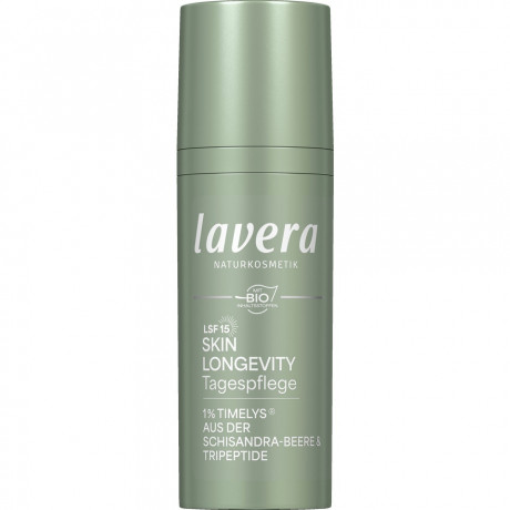 LAVERA Skin Longevity Tagespflege LSF 15, 50 ml, Лавера Дневной крем Скин Лонгевити SPF 15, фитоколлаген и ретинол, anti-age, 50 мл