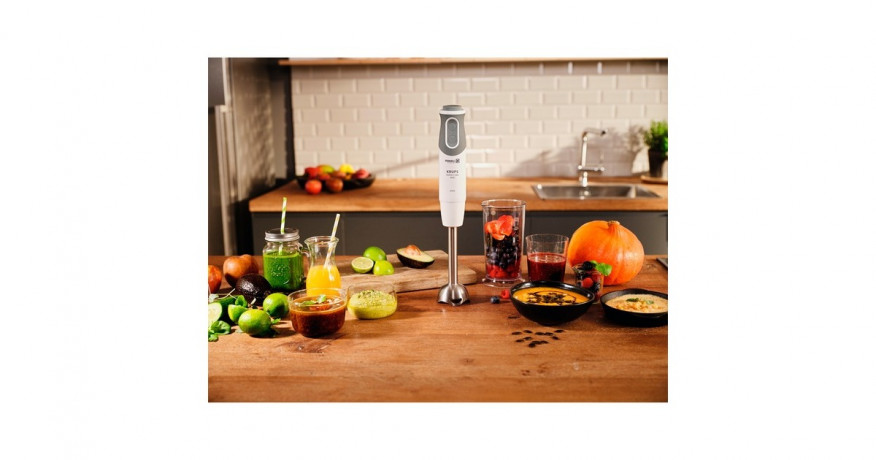 Krups Krups Perfectmix 8000, Stabmixer weiss/grau  weiss/grau Krups Perfectmix 8000, погружной блендер белый/серый
