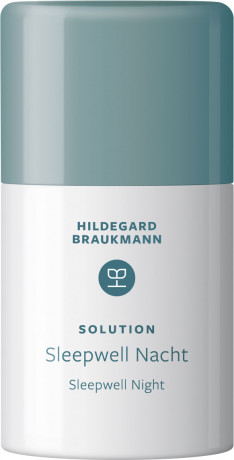 Hildegard Braukmann SOLUTION Sleepwell Nacht, 50 ml, Hildegard Braukmann ночной крем для лица для чувствительной и сухой кожи, для женщин и мужчин, 50 мл