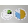 Wissner aktiv lernen Bruchrechenuhr magnetisch (Fraction Clock) Часы дроби магнитные (Часы дроби)