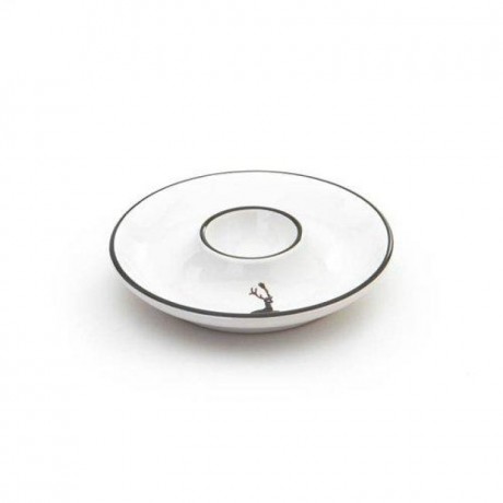 Gmundner Keramik Gmundner Keramik Grauer Hirsch Eierbecher glatt d: 12 cm Керамическая подставка для яиц Gmundner из серого оленя гладкая d: 12 см