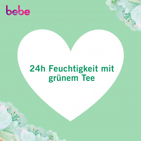 bebe mattierende Pflege Gesichtscreme, 50 ml, bebe матирующий крем для лица для комбинированной кожи с зелёным чаем и кукурузным крахмалом, 50 мл