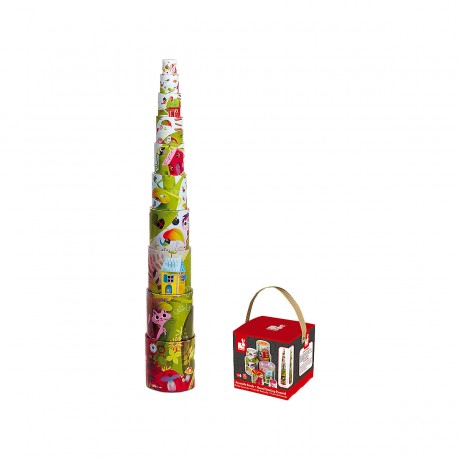 Janod Stapelpyramide Zauberbaum Rund Складывание Пирамиды Волшебного Дерева Раунда