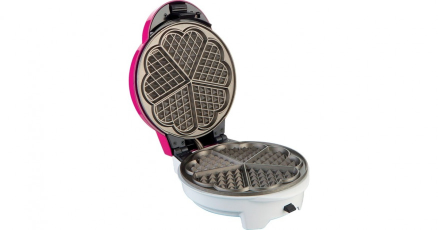 gorenje gorenje Waffeleisen WCM702 PW pink/weiss, 700 Watt pink/weiss Вафельница Gorenje WCM702 PW розовая/белая, 700 Вт