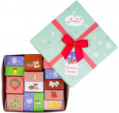 BadeFee Adventskalender 2026 Nussknacker, Адвент-календарь 2026 BadeFee Nussknacker с 24 средствами для ванны, тела, губ и волос