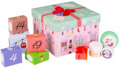 BadeFee Adventskalender 2026 Nussknacker, Адвент-календарь 2026 BadeFee Nussknacker с 24 средствами для ванны, тела, губ и волос