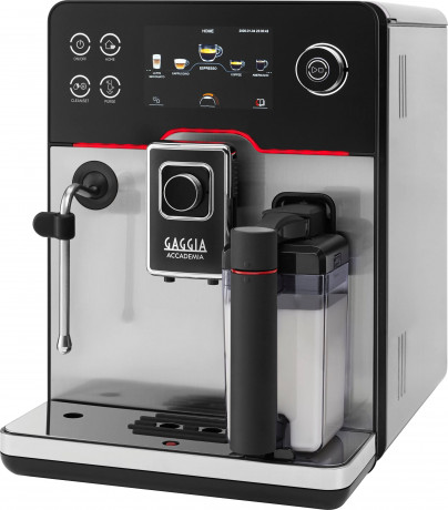 Gaggia Gaggia Kaffeevollautomat Accademia Stainless Steel, vom Erfinder des Espresso Barista@Home dank Espresso-Plus-System Полностью автоматическая кофемашина Gaggia Accademia из нержавеющей стали от изобретателя эспрессо Barista@Home благодаря системе
