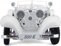 Maisto Modellauto Mercedes 500K Typ Specialroadster 1936 (weiss Модель автомобиля Mercedes 500K тип Specialroadster 1936 г. (белый