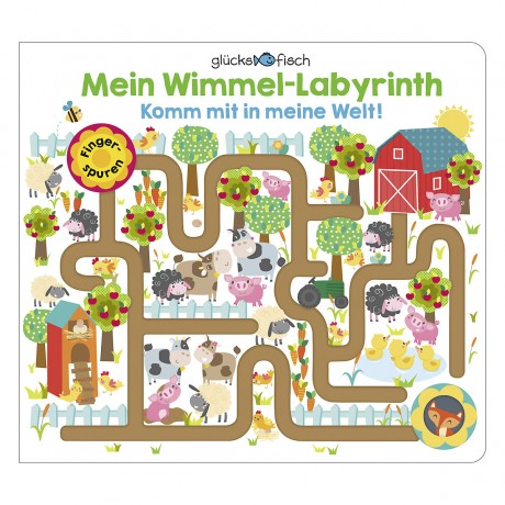 Sauerlander Verlag Glucksfisch: Mein Wimmel-Labyrinth: Komm mit in meine Welt! Glucksfisch: Мой кишащий лабиринт: Пойдем со мной в мой мир!