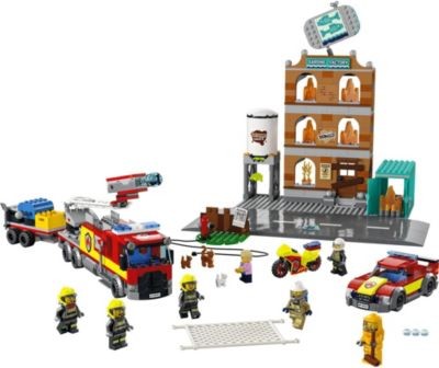 LEGO LEGO City 60321 Feuerwehreinsatz mit Loschtruppe LEGO City 60321 Пожарная команда с пожарным отрядом