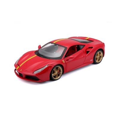 Bburago Modellauto Ferrari F488 GTB (Massstab 1:24) Модель автомобиля Ferrari F488 GTB (масштаб 1:24)