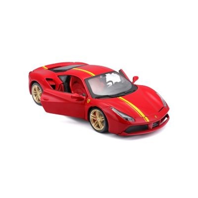Bburago Modellauto Ferrari F488 GTB (Massstab 1:24) Модель автомобиля Ferrari F488 GTB (масштаб 1:24)