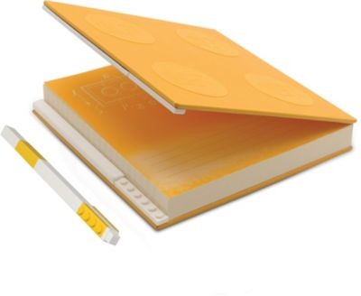 LEGO Notizheft LEGO, verschliessbar, inkl. Gelstift, gelb Блокнот LEGO, с замком, с гелевой ручкой, желтый
