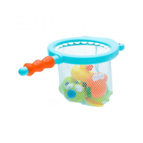 fillikid Badespielzeug Tiere mit Fischernetz Игрушечные животные с рыболовной сетью