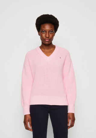 Tommy Hilfiger SWEATER  Jumper classic pink СВИТЕРА Джемперы классический розовый