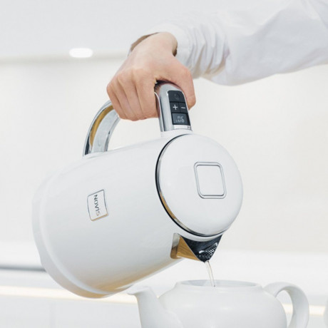 NOVIS NOVIS Wasserkocher Iconic Line Wasserkocher KTC1 mit elektronischer Temperatureinstellung Creme Чайник NOVIS Iconic Line Чайник KTC1 с электронной регулировкой температуры