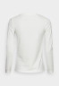 Tommy Hilfiger SLIM Long sleeved top ecru SLIM Топ с длинными рукавами экрю