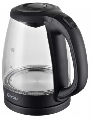 ecosa ecosa Wasserkocher EO-680, 1,7 l, 2200 W, Glaswasserkocher, Blaue LED-Beleuchtung, BPA-frei  Чайник ecosa EO-680, 1,7 л, 2200 Вт, стеклянный чайник, синяя светодиодная подсветка, не содержит BPA