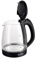 ecosa ecosa Wasserkocher EO-680, 1,7 l, 2200 W, Glaswasserkocher, Blaue LED-Beleuchtung, BPA-frei  Чайник ecosa EO-680, 1,7 л, 2200 Вт, стеклянный чайник, синяя светодиодная подсветка, не содержит BPA