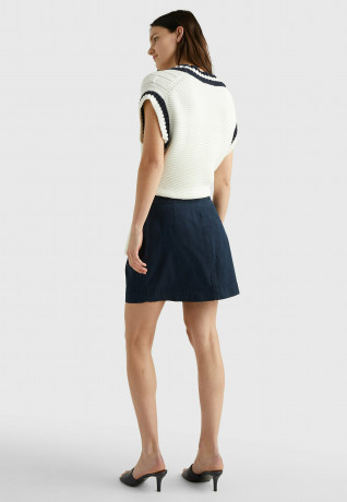 Tommy Hilfiger CO MINI  Mini skirt desert sky CO MINI Мини-юбка небо пустыни