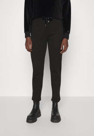 Tommy Hilfiger TAPERED TERRY TRIM Tracksuit bottoms black TAPERED TERRY TRIM Спортивные брюки черный