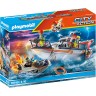PLAYMOBIL PLAYMOBIL 70140 Seenot: Loscheinsatz mit Rettungskreuzer PLAYMOBIL 70140 Distress: миссия по тушению пожара со спасательным кораблем