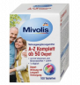 Mivolis A-Z Komplett ab 50 Tabletten,  2st Дас Гезунде Плюс, Комплексные витамины против старения От А до Z Komplett, для людей старше 50 лет, 100 шт х 2 упаковки