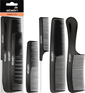 ebelin Набор расчесок 4 предмета, 1 шт