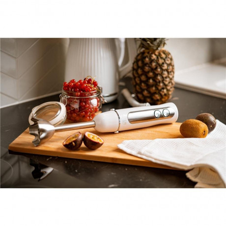 Adler Adler Stabmixer AD 4625, Purierstab, elektrisch, Turbo Funktion, Edelstahl, weiss schwarz Погружной блендер Adler AD 4625, очищающий стержень, электрический, функция турбо, нержавеющая сталь, белый