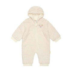 Steiff Einteiler Steiff Classic Baby aus Plusch mit Teddykapuze Overalls Сплошной плюшевый комбинезон Steiff Classic Baby с плюшевым капюшоном