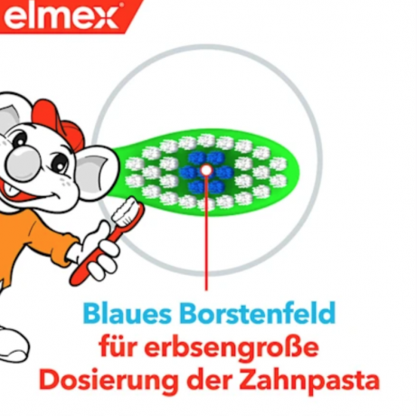 elmex Zahnburste Kinder doppelpack 2-6 Jahren, Детская зубная щетка, 2-6 лет, 2 штуки