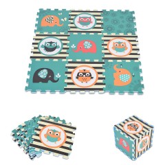 MONI Puzzlematte 9 teilig Teilegrosse 31 x 31 cm EVA-Schaum Puzzlematten Коврик-пазл 9 штук Размер 31 x 31 см Коврики-пазлы из пеноматериала EVA