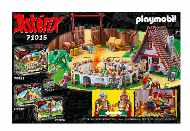 PLAYMOBIL 71015 Asterix: палатка вождя с генералами