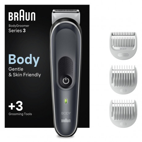 Braun BodyGroomer quot;BG3350quot; Gentle Grey Груммер для кузова "BG3350" нежный серый