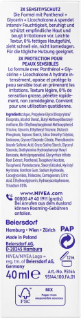NIVEA SUN Breathable UV Gesicht Sensitiv LSF 50+, 40 ml, Нивеа Солнцезащитный крем для лица, SPF 50+, для чувствительной кожи, воздухопроницаемый, 40 мл