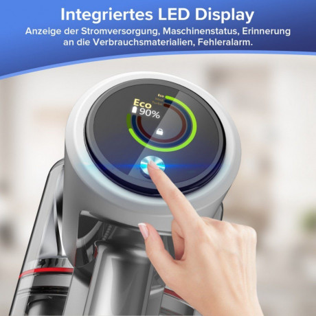 redroad redroad Akku-Stielstaubsauger 17, 450,00 W, beutellos, 5 in1 Handstaubsauger, 26.5KPa Staubsauger Kabelloser Stielsauger Беспроводной стержневой пылесос Redroad 17, 450,00 Вт, без мешка, ручной пылесос 5-в-1, пылесос 26,5 кПа, беспроводной стержн