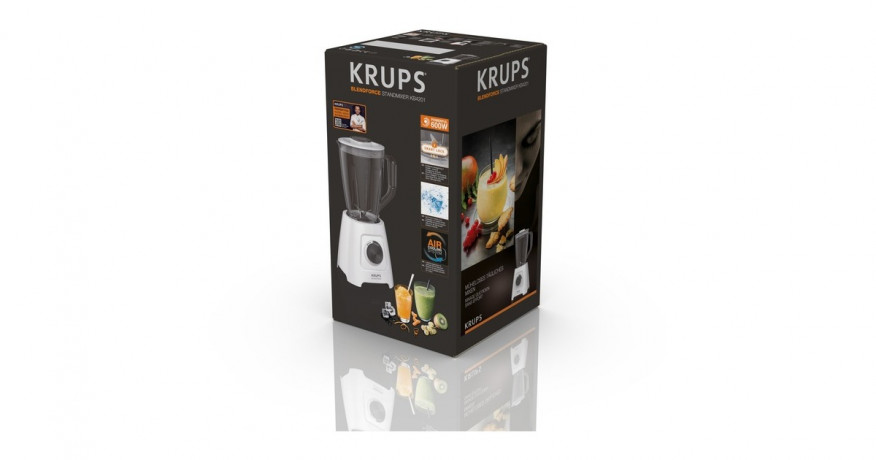 Krups Krups Blendforce KB4201, Standmixer weiss/grau weiss/grau Krups Blendforce KB4201, миксер белый/серый