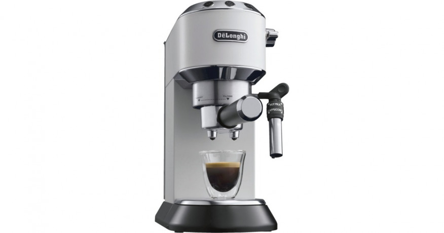 DeLonghi DeLonghi Dedica Style EC 685.W, Espressomaschine weiss/silber (glanzend)  weiss, silber (glanzend) DeLonghi Dedica Style EC 685.W, кофемашина белый/серебристый (глянцевый)