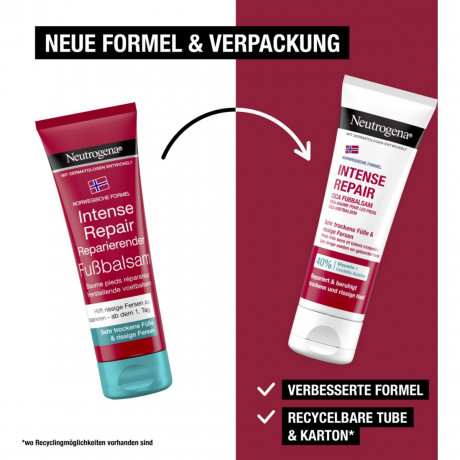 Neutrogena Norwegische Formel Intense Repair CICA Fussbalsam, 50 ml, Neutrogena Intense Repair CICA Восстанавливающий бальзам для очень сухой кожи стоп и потрескавшихся пяток, 50 мл