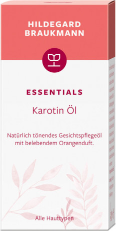 Hildegard Braukmann ESSENTIALS Karotin Oel, 25 ml, Hildegard Braukmann масло для лица с каротином, для всех типов кожи, для женщин, 25 мл