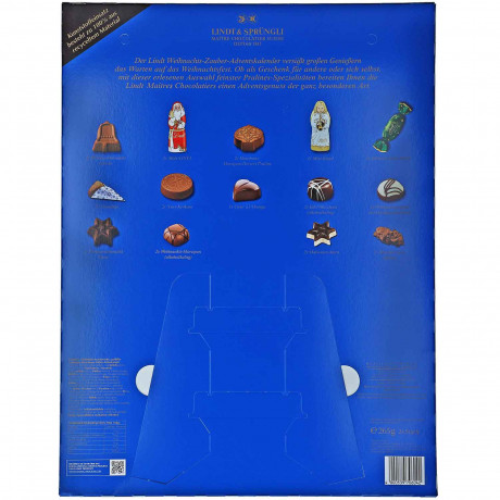 Lindt Weihnachts-Zauber Adventskalender, премиальный шоколадный адвент-календарь Рождественское волшебство, 265 г