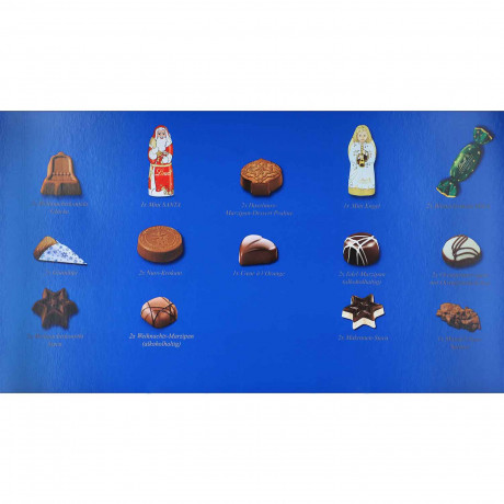 Lindt Weihnachts-Zauber Adventskalender, премиальный шоколадный адвент-календарь Рождественское волшебство, 265 г