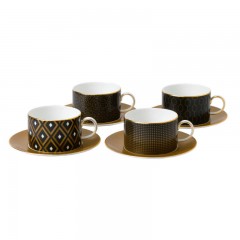 Wedgwood Wedgwood Arris Kaffeetasse / Teetasse 0,18 L mit Untertasse Set 8-tlg. Wedgwood Arris кофейная/чайная чашка 0,18 л с набором блюдец 8 предм.