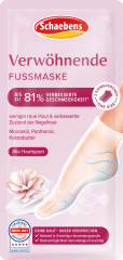 Schaebens Fussmaske Socken verwoehnend, 1 Paar, 2 St., Питательная маска-носочки для мягкости стоп с миндальным маслом и маслом какао, 1 пара