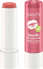 SANTE Smooth Color Kiss Soft Candy, 4.8 g, Санте Оттеночное средство для губ Smooth Color Kiss, оттенок Soft Candy, нежный розово-конфетный, 4,8 г